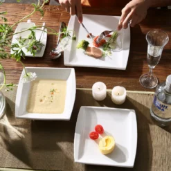 MALACASA 32 Tlg. Kombiservice, Serie BLANCE Cremeweiß Porzellan Geschirrset Mit Servierplatte 9 MALACASA 32 Tlg. Kombiservice, Serie BLANCE Cremeweiß Porzellan Geschirrset Mit Servierplatte -Küchenbedarf Laden c3c8930274124a630ef6054c222d4281