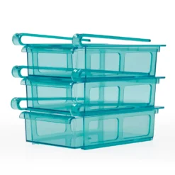 GOURMETmaxx Klemm-Schublade Für Kühlschrank, 3er-Set Schublade Klemm Kühlschrank GOURMETmaxx Zusatzfach Gemüsefach 3er-Set Ordnung -Küchenbedarf Laden c45f61c390b1ab13f97cf9176711dd3a