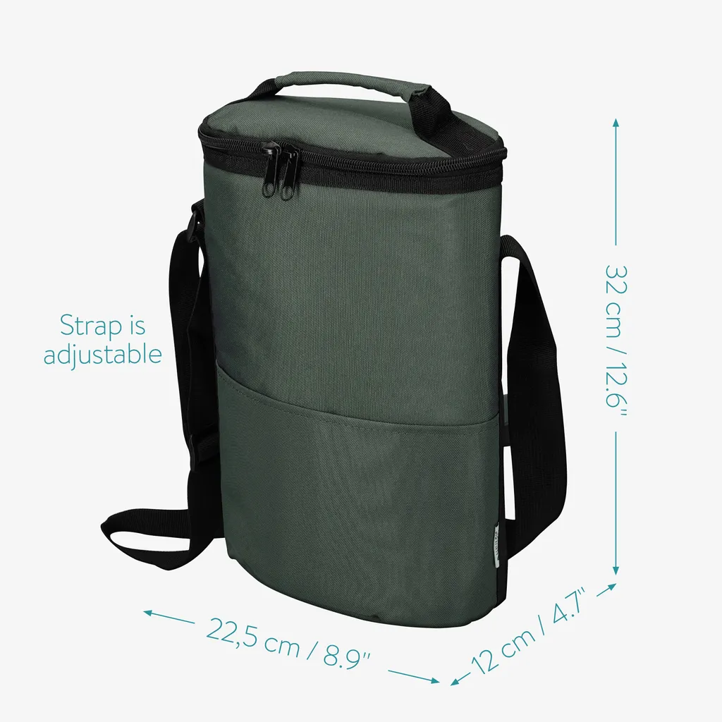 Navaris Kühltasche für 2x Weinflasche - Kühler Tasche für 2 Flaschen Wein Prosecco oder 4 Bierdosen - Flaschentasche mit Tragegurt in Grau Navaris Kühltasche Für 2x Weinflasche - Kühler Tasche Für 2 Flaschen Wein Prosecco Oder 4 Bierdosen - Flaschentasche Mit Tragegurt In Grau -Küchenbedarf Laden c46658207ecef866e8dd5dcfd9a27b30