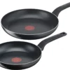 Tefal Easy Cook & Clean 2-teiliges Aluminium Bratpfannenset 24 + 28 Cm, Titanium Antihaftversiegelung, Thermo-Signal, Diffusion Pfannenboden Für Fast Alle Herdarten Außer Induktion 1 Tefal Easy Cook & Clean 2-teiliges Aluminium Bratpfannenset 24 + 28 Cm, Titanium Antihaftversiegelung, Thermo-Signal, Diffusion Pfannenboden Für Fast Alle Herdarten Außer Induktion -Küchenbedarf Laden c47d6f4266eb3931834fb0afa18eaf03