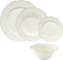 Kütahya Porselen Ilay 24 Teile Porzellan Geschirr Set Gold BNILY24Y2520 4 Kütahya Porselen Ilay 24 Teile Porzellan Geschirr Set Gold BNILY24Y2520 -Küchenbedarf Laden c56860c0429cf1a2cd0456105d8327fa