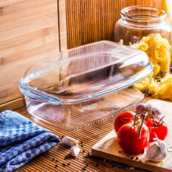 Pyrex Glasbräter Auflaufform Backform Bräter Glaskochgeschirr Mit Deckel Oval 7 L -Küchenbedarf Laden c7a72fbb91b9d4ed2f27231ba0717338