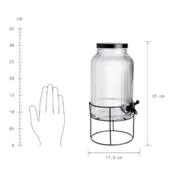 BUTLERS FOUNTAIN Getränkespender Mit Ständer 2 Tlg. -Küchenbedarf Laden c7ffc957cbc40f5a4ee6d77b7bbbbdc9
