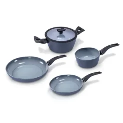 Moneta Aria Kochset, 5-tlg., Kochtopf, Bratpfanne, Topf, Pfanne, Stieltopf, Deckel, Aluminium, 0014126573 -Küchenbedarf Laden c821168319d2fe07c3df92a3ec277d8a