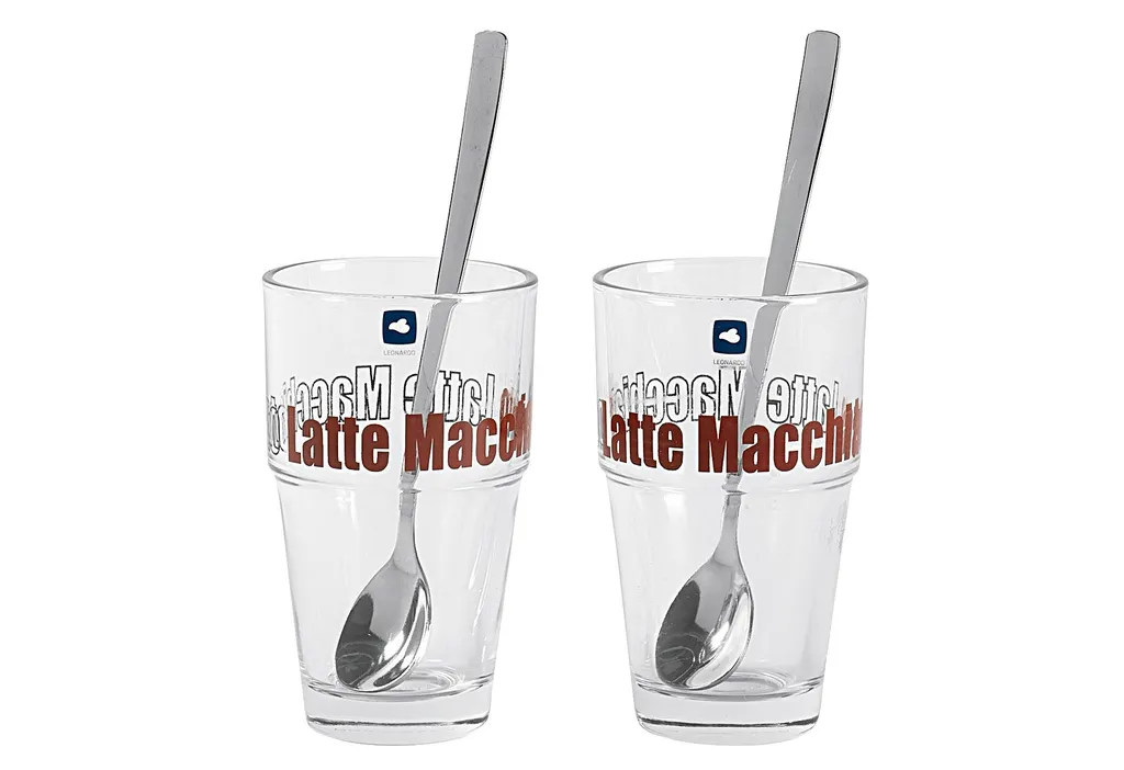 Leonardo Latte Macchiatto Becher 'Solo LM' mit Löffel, 400ml, Ø 8,5 x 14,7cm (4er Set) Leonardo Latte Macchiatto Becher 'Solo LM' Mit Löffel, 400ml, Ø 8,5 X 14,7cm (4er Set) -Küchenbedarf Laden c84191b2827e0eaa5a3ee2d2761be7b9