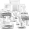 MALACASA, Serie Mario, 60 Tlg. Cremeweiß Porzellan Geschirrset Tafelservice Mit Je 12 Kaffeetassen, 12 Untertassen, 12 Dessertteller, 12 Suppenteller Und 12 Speiseteller 2 MALACASA, Serie Mario, 60 Tlg. Cremeweiß Porzellan Geschirrset Tafelservice Mit Je 12 Kaffeetassen, 12 Untertassen, 12 Dessertteller, 12 Suppenteller Und 12 Speiseteller -Küchenbedarf Laden c8814fcddbac424d87d43b575f238e45