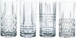Nachtmann 0097784-0 Longdrinkbecher 'Highland' Kristallglas, 375 Ml, H: 15,1 Cm, ø 7,7 Cm, Transparent, 4-teilig (1 Set) -Küchenbedarf Laden c9513499898ab58e721437f0df17337c