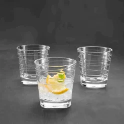 LEONARDO 019449 Vario Struttura Whiskybecher, Glas, 250 Ml, Klar (6 Stück) 8 LEONARDO 019449 Vario Struttura Whiskybecher, Glas, 250 Ml, Klar (6 Stück) -Küchenbedarf Laden caaf1bf0fcf1c097ce3780765c110045