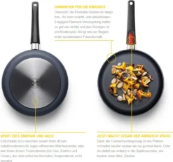 WOLL 'Diamond LITE Induktion, Guss-Hochrandpfanne, AS Ø28cm 7cm Hoch, 3,5l' -Küchenbedarf Laden cb01eaf0b9ad1d04c827cc8d2102c60f