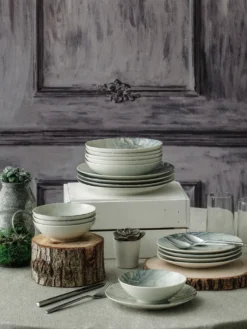 Hermia Concept, Erika,(24 Stücke), Abendessen , Mehrfarbig, 100% Porzellan -Küchenbedarf Laden cb3125b52b2b8c3a55d116c0e0b5b4b5