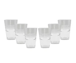 Moskovskaya Vodka Wodka 6er Set Longdrink Glas Gläser 6x 0,340 Liter