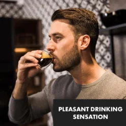 Klarstein Glaswerk Vienna Doppelwandige Gläser , Thermoglas , Trinkglas , Espresso-, Kaffee- Und Shotglas , 4 Stück , Für Heiße Und Kalte Getränke , 80 Ml , Borosilikatglas , Hitze- Und Kältebeständig , Handgemacht , Spülmaschinenfest , Thermoeffekt -Küchenbedarf Laden d10be72feee15fc331922b1d5afcf375