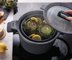 Woll Concept Plus Topf-Set 5-tlg. 4x Töpfe, 1x Sieb Induktion -Küchenbedarf Laden d1107a97ec53c1b7f9d45106ca187c06