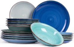 Studio Tavola Geschirr Set Ocean Blue 18-teilig -Küchenbedarf Laden d11d6af4501c848e6e1b689759e8b4ff