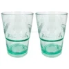 Bacardi Rum KUNSTSTOFF Glas - Gläser Set - 2x Kunststoff Gläser Mojito Longdrinkglas Cuba Libre Cocktail Bar