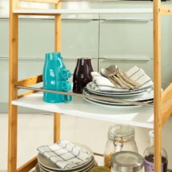 SoBuy Küchenwagen,Servierwagen,Badrollwagen,Küchenregal FKW32-WN -Küchenbedarf Laden d1deca1a32c2c88c9bb9ecf8ec34820f