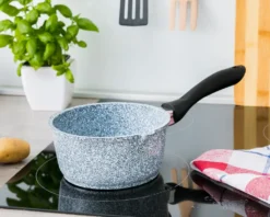Graue Töpfe Und Kasserolle Mit Marmorbeschichtung -Küchenbedarf Laden d1f6063516e3bcede18993989d1c48dc