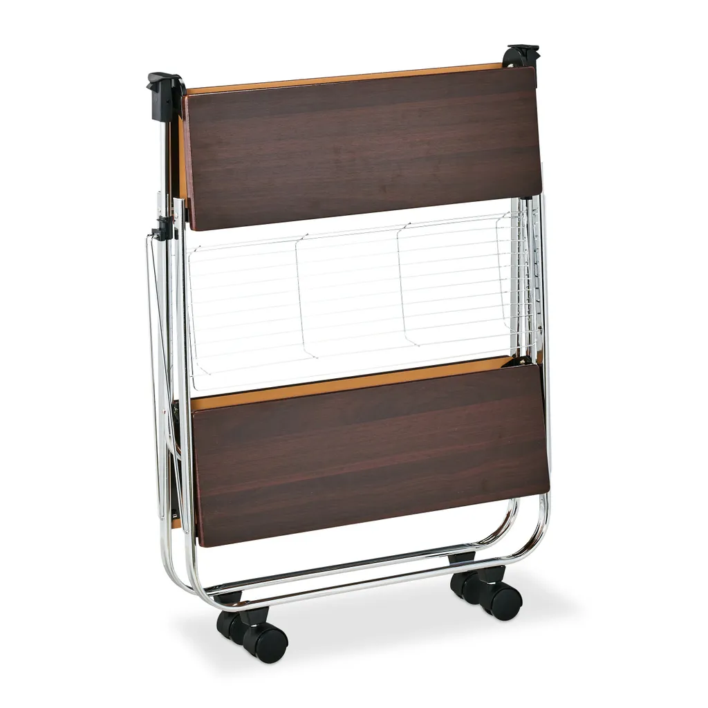 relaxdays Klappbarer Servierwagen Relaxdays Klappbarer Servierwagen -Küchenbedarf Laden d48248ced54d4dca20ee884d25d5f892