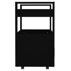 VidaXL Küchenwagen Schwarz 60x45x80 Cm Holzwerkstoff -Küchenbedarf Laden d4c626fb7b7c44d9fb73d6544382cb86