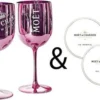 Moët & Chandon Champagnergläser Rose Pink 2x Gläser -Küchenbedarf Laden d4d597f0f7a9c06bd23ea38f76346d28