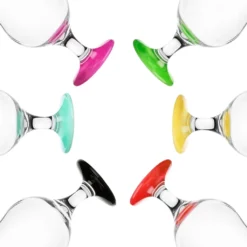 Cocktailgläser Set 6 Stück 400ml (max. 470ml) Longdrinkgläser Bargläser Hurricane Groß (Bunt) -Küchenbedarf Laden d4fb49c42c1177c920b4e197bdd4ee0c