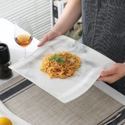 MALACASA, Serie Flora, 32 Tlg. Marmor Porzellan Geschirrset Kombiservice Tafelservice Mit 6 Schalen, 6 Dessertteller, 6 Suppenteller, 6 Speiseteller, 6 Becher Und 2 Rechteckige Servierplatte -Küchenbedarf Laden d5d416aa662f184215b8f2ab9c79f477