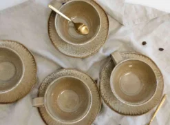 Leonardo MATERA Cappuccino Set Grün 8-teilig -Küchenbedarf Laden d63b36d711023da351bf9f5fc5712151