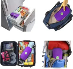 Insulin Kühltasche Reise Tasche - Medikamente Diabetiker Isoliert Tragbaren Kühler Tasche Für Insulin Pen Und Diabetes Kühltasche (Lila) -Küchenbedarf Laden d91cc64df8875ee86993d77574a53f17
