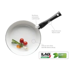 Mäser 931338 Harriot Keramik Bratpfanne 28 Cm, ILAG CERAMIC, Induktionsgeeignet, Blau -Küchenbedarf Laden d9bf589d8a905e4cd8ea88032db4b784