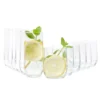 12tlg Gläserset Bella 6x Wasser Trink-Becher 6x Long-Drink Partygläser 310ml Tumbler Glas Gastro -Küchenbedarf Laden da3b34edeb1278c6943eff21c33cec44