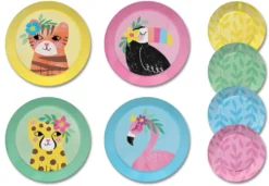 Kinderspiel Zinn Teeservice & Tragetasche, 15-teilig - Safari Design -Küchenbedarf Laden dabb99df0d534863777ac91f90f50d56