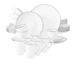 Seltmann Weiden Black Line 36 Tlg. Tafelservice Weiß Schwarz Modern Porzellan -Küchenbedarf Laden dad4afbbb1c7fecb1be143269ddb9018