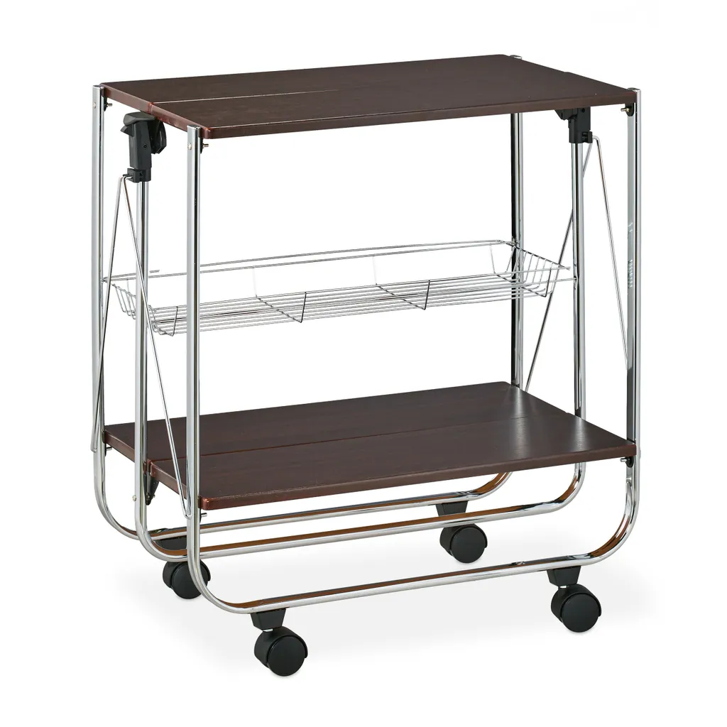 relaxdays Klappbarer Servierwagen Relaxdays Klappbarer Servierwagen -Küchenbedarf Laden db4da14da8ee9bd8d5b61fa9abd97068