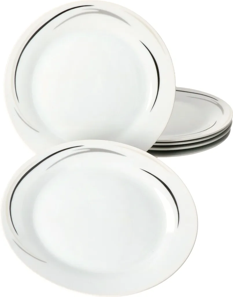 Van Well 18tlg. Kaffee-Service Home für 6 Personen I 6x Tasse 180ml, 6x Untertasse + 6x Kuchenteller I Porzellan-Geschirr mit Streifen in Grau, Schwarz & Creme I Kaffeepott, Dessert-Teller Van Well 18tlg. Kaffee-Service Home Für 6 Personen I 6x Tasse 180ml, 6x Untertasse + 6x Kuchenteller I Porzellan-Geschirr Mit Streifen In Grau, Schwarz & Creme I Kaffeepott, Dessert-Teller -Küchenbedarf Laden dbeb9a2d201adc8566706dd0911f7c38