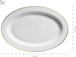 Mäser 931735 Kombiservice Professional Dining Für 6 Personen, Porzellan, Weiß (1 Set, 24-teilig) -Küchenbedarf Laden dc0c1bb2ac72a5b4b604427ea67ab98e