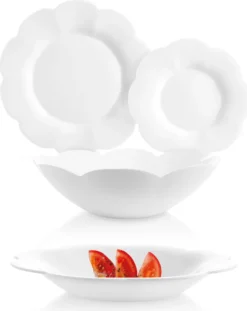 Tafelservice Flore 19 Tlg. Weiß LUMINARC -Küchenbedarf Laden dc685c052e74890558d6b7e6b8af4bd3