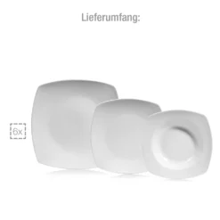 Sänger SÄNGER Porzellan Geschirrset Markant, Tafelservice 18 Teilig Für 6 Personen -Küchenbedarf Laden dced8a97264502de4f89befa7c0c5a30