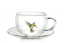 Creano 6er-Set Thermo-Tasses "Hummi" Für Tee/Latte Macchiato, Doppelwandig, Mit Kolibri-Muster | 250ml In Exklusiver Geschenkpackung -Küchenbedarf Laden dfe4431ba3901b4d5e02ad9fc36af52f