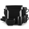 Vancasso Tafelservice »SOHO« 16-tlg. Porzellan Teller Set, Kombiservice Tafelset Mit Kaffeetassen, Müslischalen, Schwarz -Küchenbedarf Laden e208cfc3a9071e03bd00d3a66388ad8d