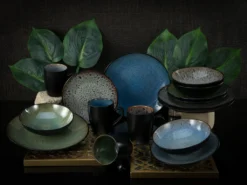 CreaTable 23629 Kombiservice Bali Für 4 Personen, Steinzeug, Mehrfarbig (1 Set, 16-teilig) -Küchenbedarf Laden e37088f131edd97ab63750fc2e111b8e