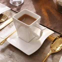 MALACASA, Serie Flora, 18 Tlg . Set Cremeweiß Porzellan Kaffeeservice Geschirrset Mit Je 6 Kuchenteller, 6 Tasse 220ml, 6 Untertasse Für 6 Personen 5 MALACASA, Serie Flora, 18 Tlg . Set Cremeweiß Porzellan Kaffeeservice Geschirrset Mit Je 6 Kuchenteller, 6 Tasse 220ml, 6 Untertasse Für 6 Personen -Küchenbedarf Laden e37658b4ebb8fa13f3e6a7a158839b72