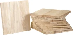 Bruchtestbretter Paulownia 10er 30x30cm 10mm -Küchenbedarf Laden e3b3406fdd4beed906d4540cf80e769b