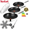Tefal E76 Jamie Oliver Pfannenset Induktion 6 TLG Set 12,- Hohe Wokpfanne Mit Deckel 28cm, Pfanne 28 Cm + 24cm, Edelstahl 18/10 Rostfrei, Spülmaschinenfest, Antihaft-beschichtet -Küchenbedarf Laden e4275b5a5c238dd587c56a9e31b78d8b