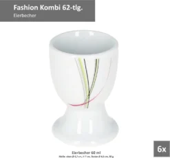 Kombiservice 62 Tlg. Fashion, Eckige Form 8 Kombiservice 62 Tlg. Fashion, Eckige Form -Küchenbedarf Laden e44235f8e420ae62e02cf84015d46e81