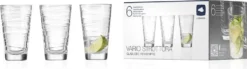 LEONARDO 019450 Vario Struttura Longdrinkbecher, Glas, 280 Ml, Klar (6 Stück) -Küchenbedarf Laden e7de4b6c603ba085524ba76585a70bca