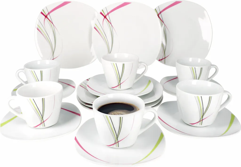 Van Well 18tlg. Kaffeeservice "Fashion" Van Well 18tlg. Kaffeeservice "Fashion" -Küchenbedarf Laden e938213ffaab82186c9e23218d259d3a