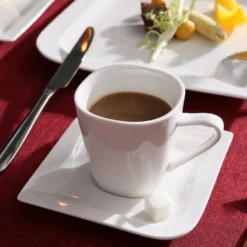 MALACASA, Serie Joesfa, 30 Tlg. Cremeweiß Porzellan Geschirrset Kombiservice Tafelservice Im Eleganten Design Mit Je 6 Tassen, 6 Untertassen, 6 Dessertteller, 6 Suppenteller Und 6 Speiseteller -Küchenbedarf Laden e99b43163acffa63e93aea039ef6721b