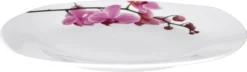 Frühstücksset 18-tlg. Kyoto Orchidee Leicht Eckig Porzellan Für 6 Personen Weiß MitNachbildung -Küchenbedarf Laden eae7adb199340da13e0760ea101609e7 1