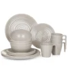 Melamin Camping Geschirr Set 4 Personen Coffee Design 16 Teilig Tafelgeschirr Picknick BBQ Kochgeschirr -Küchenbedarf Laden ed05d2d814600e0404a8a8b714d5eb4f