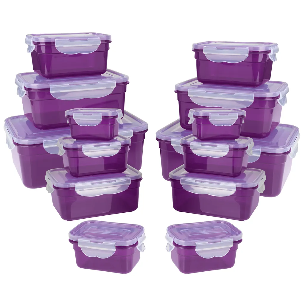 GOURMETmaxx Frischhaltedosen Klick-it 28-tlg. in Lila Frischhaltedosen Set Klick-It Gefrierdosen Lunchbox Brotdose 14 Stück Lila GOURMETmaxx Frischhaltedosen Klick-it 28-tlg. In Lila Frischhaltedosen Set Klick-It Gefrierdosen Lunchbox Brotdose 14 Stück Lila -Küchenbedarf Laden efd80f6033bcd58d82ce93d2fc214c1c